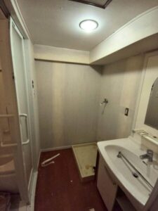 整体サロンテナントの内装仕上げ工事 施工前