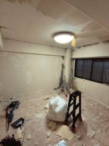 整体サロンテナントの内装仕上げ工事 施工前