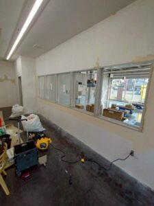 ガソリンスタンド内装仕上工事 施工前