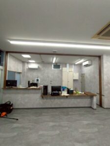 ガソリンスタンド内装仕上工事 施工後