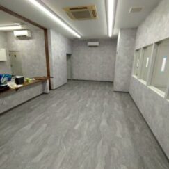 ガソリンスタンド-大工造作工事、内装仕上工事