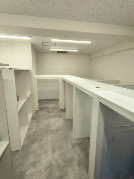 福岡市南区にてペットホテルの内装工事の施工後写真